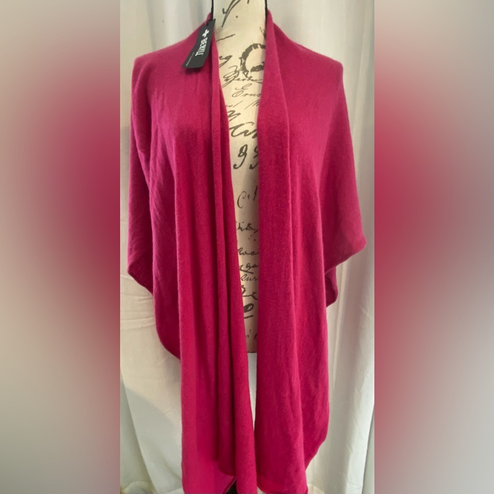 Beryll 100% cashmere Chic Fuchsia Women's cardigan one size